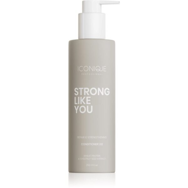 ICONIQUE Professional STRONG LIKE YOU Repair & Strengthening balsam pentru indreptare pentru par deteriorat 250 ml-ro