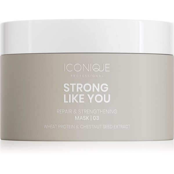 ICONIQUE Professional STRONG LIKE YOU Repair & Strengthening masca pentru regenerare pentru par deteriorat 200 ml-ro