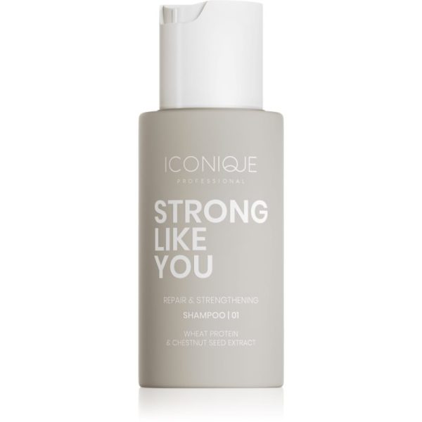 ICONIQUE Professional STRONG LIKE YOU Repair & Strengthening sampon pentru regenerare pentru par deteriorat 70 ml-ro