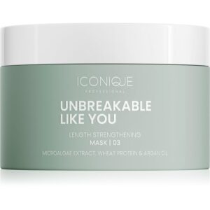ICONIQUE Professional UNBREAKABLE LIKE YOU Length Strengthening masca pentru întărirea lungimilor de păr 200 ml-Țena