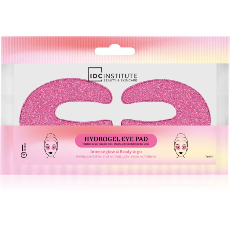 IDC Institute C Shaped Glitter Eye Pink mască pentru zona ochilor 1 buc-ro