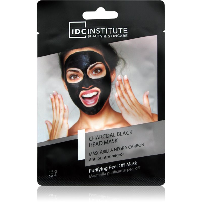 IDC Institute Charcoal Blackhead Mask mască exfoliantă împotriva punctelor negre