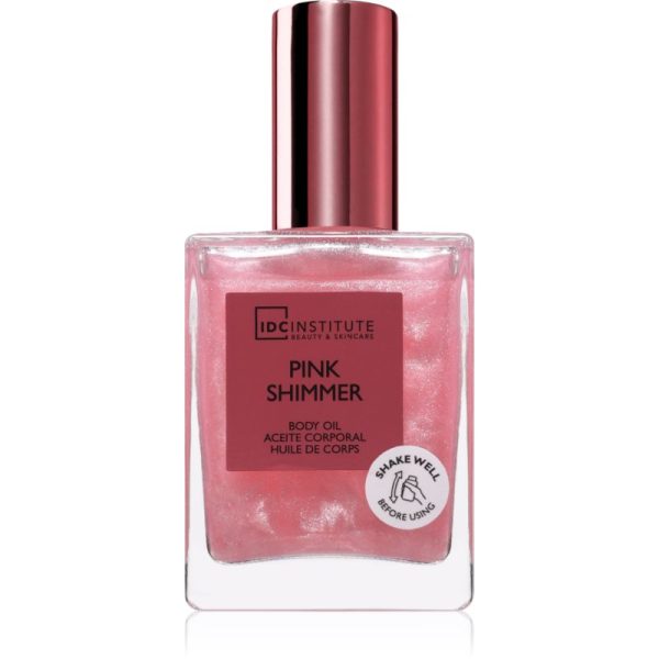 IDC Institute Shimmer Pink ulei stralucitor pentru corp 45 ml-ro