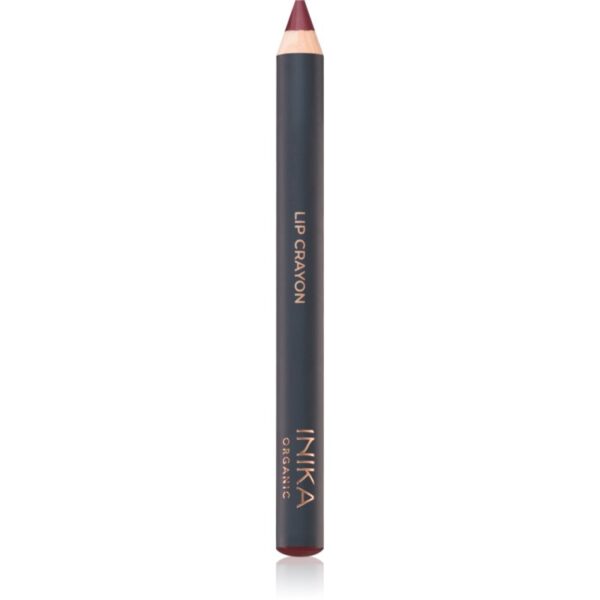 INIKA Organic Lipstick Crayon dermatograf cremos pentru buze culoare Deep Plum 3 g-ro