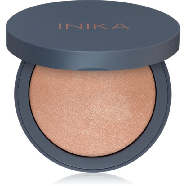 INIKA Organic Mineral Illuminisor Pudra compacta ce ofera luminozitate culoare Dewdrop 8 g-ro