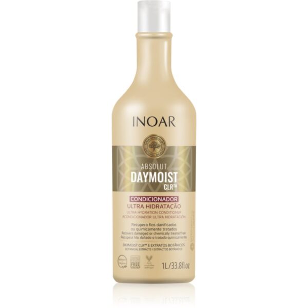 INOAR Absolut Daymoist CLR™ balsam profund hidratant pentru par uscat si vopsit 1000 ml-Țena
