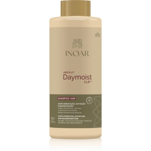 INOAR Absolut Daymoist CLR™ șampon intens hidratant pentru par uscat si vopsit 800 ml-Țena