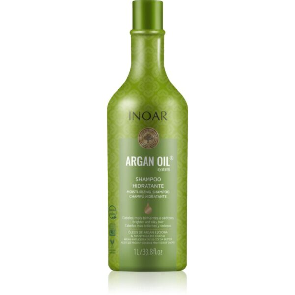 INOAR Argan Oil System sampon pentru indreptarea parului 1000 ml-Țena