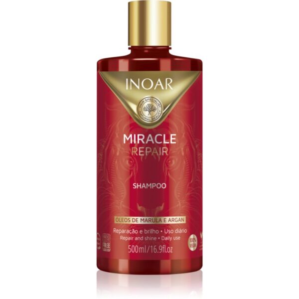 INOAR Miracle Repair șampon pentru regenerarea părului slab și deteriorat 500 ml-Țena