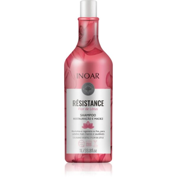 INOAR Résistance Flor de Lótus sampon revitalizant pentru par deteriorat 1000 ml-ro