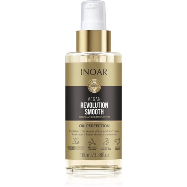 INOAR Vegan Revolution Smooth ulei pentru netezire pentru păr 100 ml-Țena