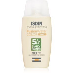 ISDIN Fusion Water fluid pentru fata cu protectie solara SPF 50 culoare light 50 ml-ro