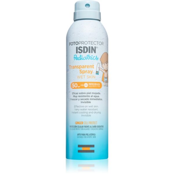 ISDIN Pediatrics Transparent Spray protectie solara pentru copii SPF 50 250 ml-Țena