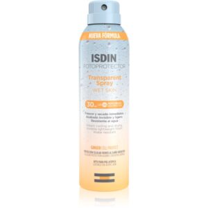 ISDIN Transparent Spray Wet Skin spray transparent pentru bronzare SPF 30 250 ml-ro