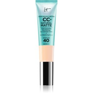 IT Cosmetics Your Skin But Better CC+ Natural Matte machiaj cu efect matifiant SPF 40 pentru femei Fair Beige 32 ml-ro