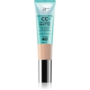 IT Cosmetics Your Skin But Better CC+ Natural Matte machiaj cu efect matifiant SPF 40 pentru femei Fair Light 32 ml-ro