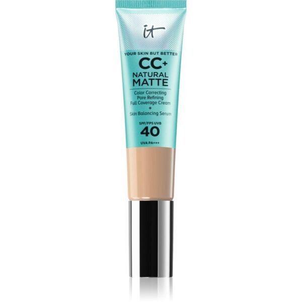IT Cosmetics Your Skin But Better CC+ Natural Matte machiaj cu efect matifiant SPF 40 pentru femei Light 32 ml-ro