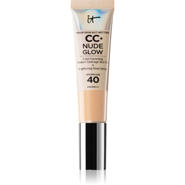 IT Cosmetics Your Skin But Better CC + Nude Glow Fond de ten iluminator SPF 40 culoare Fair Ivory 32 ml-ro
