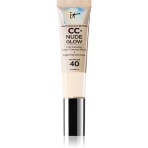 IT Cosmetics Your Skin But Better CC + Nude Glow Fond de ten iluminator SPF 40 culoare Fair Porcelain 32 ml-ro