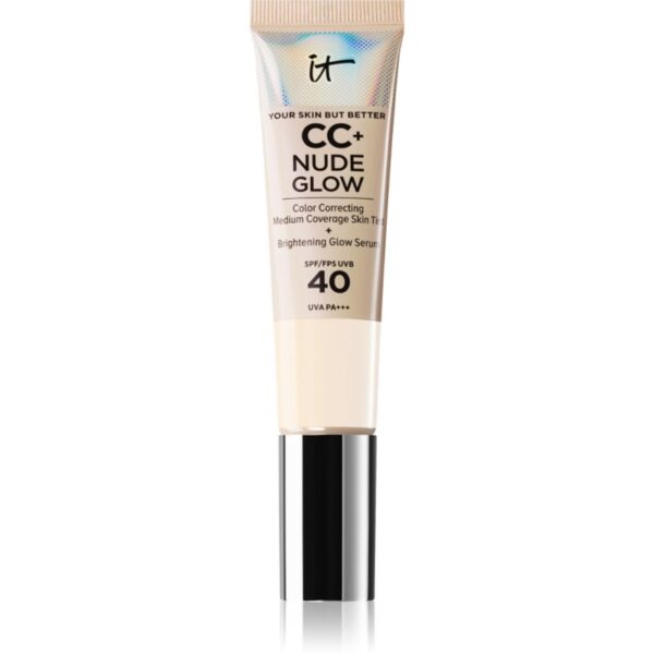 IT Cosmetics Your Skin But Better CC + Nude Glow Fond de ten iluminator SPF 40 culoare Fair Porcelain 32 ml-ro