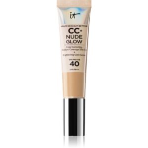 IT Cosmetics Your Skin But Better CC + Nude Glow Fond de ten iluminator SPF 40 culoare Medium Tan 32 ml-ro