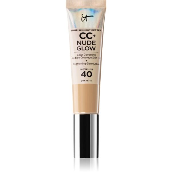 IT Cosmetics Your Skin But Better CC + Nude Glow Fond de ten iluminator SPF 40 culoare Medium Tan 32 ml-ro