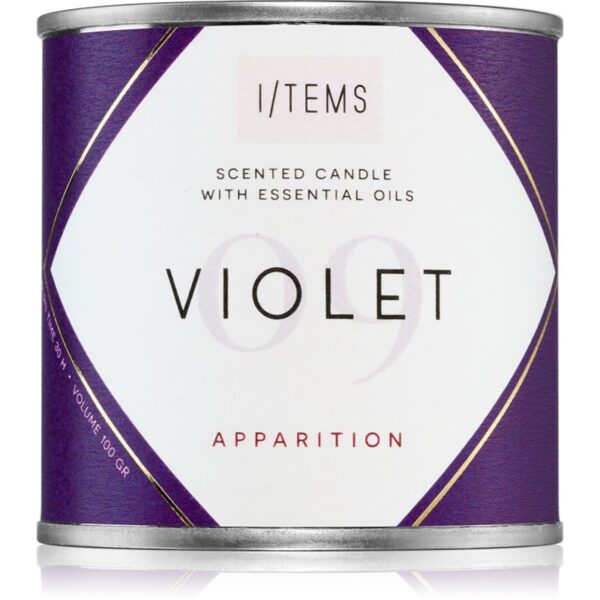 I/TEMS Essential 09 / Violet lumânare parfumată 100 g-ro