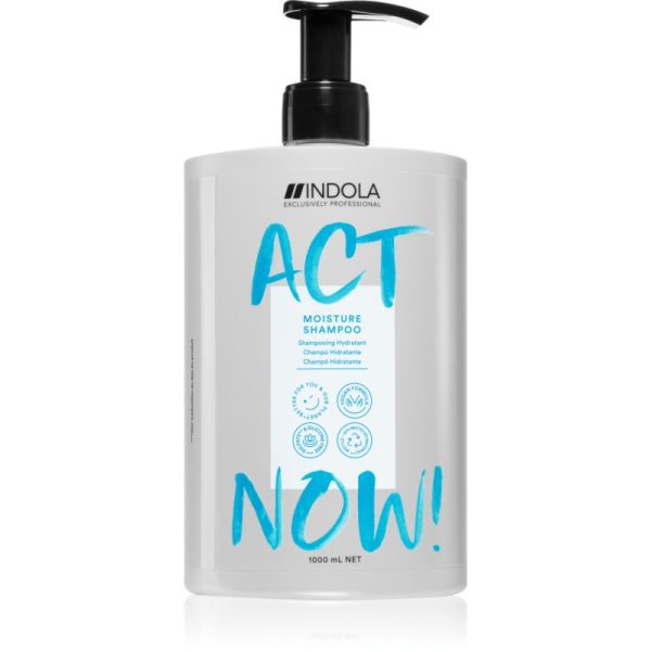 Indola Act Now! Moisture sampon hidratant pentru păr 1000 ml-ro