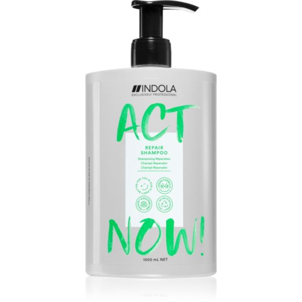 Indola Act Now! Repair Sampon pentru curatare si hranire a parului pentru păr 1000 ml-ro
