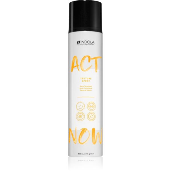 Indola Act Now! Texture spray de texturare 300 ml-Țena