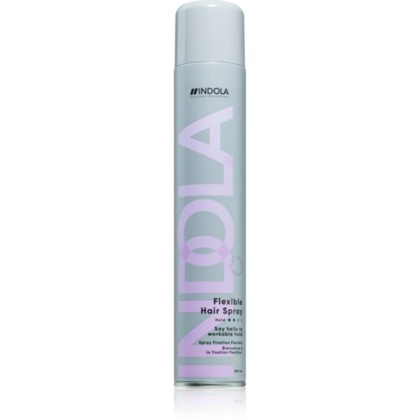 Indola Flexible Hair Spray fixativ pentru o fixare naturala 500 ml-ro
