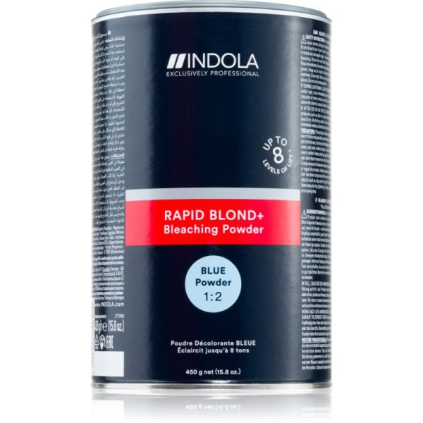 Indola Rapid BLOND+ Bleaching Powder pudra decoloranta pentru păr culoare Blue 450 g-ro