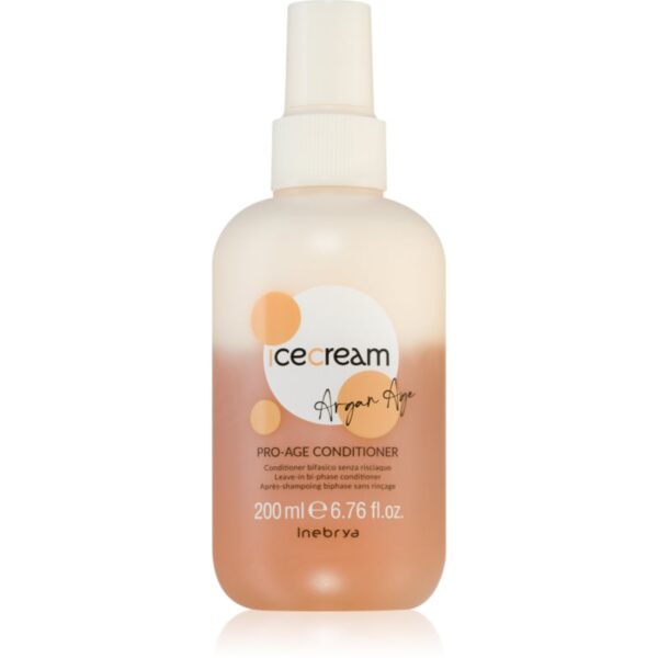 Inebrya Argan-Age balsam fara clatire in 2 faze cu ulei de argan 200 ml-ro