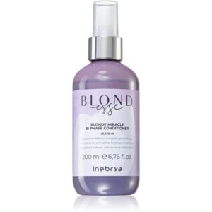 Inebrya BLONDesse Blonde Miracle Bi-Phase Conditioner balsam fara clatire in 2 faze pentru par blond 200 ml-Țena