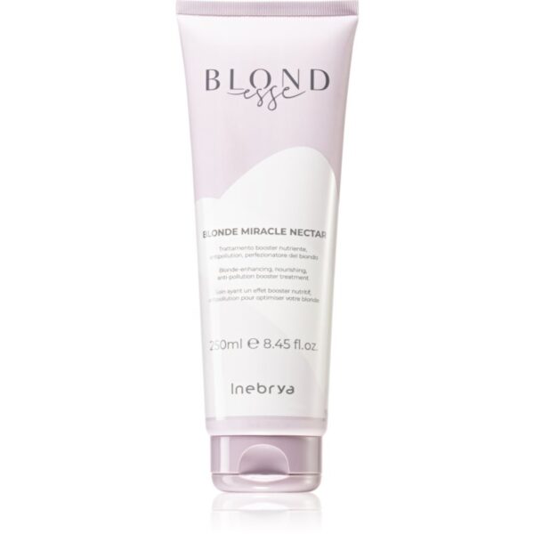 Inebrya BLONDesse Blonde Miracle Nectar tratament nutritiv in profunzime pentru par blond 250 ml-ro