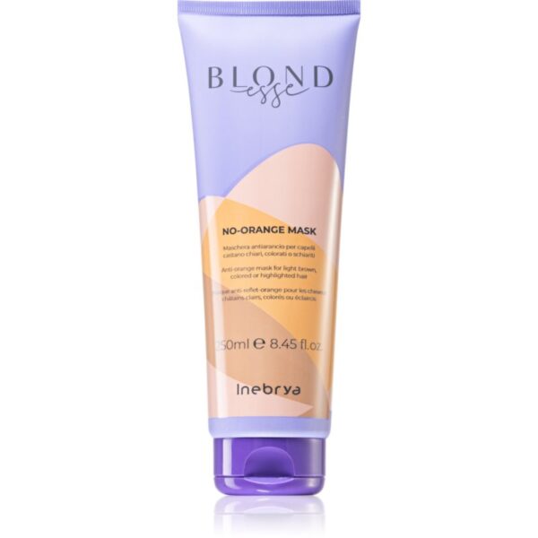Inebrya BLONDesse No-Orange Mask Masca de par neutralizarea subtonurilor de alamă 250 ml-Țena