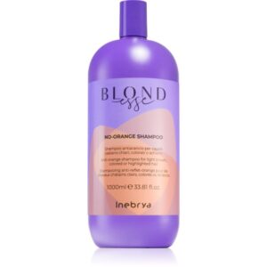 Inebrya BLONDesse No-Orange Shampoo sampon hranitor neutralizarea subtonurilor de alamă 1000 ml-ro