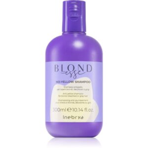 Inebrya BLONDesse No-Yellow Shampoo șampon pentru neutralizarea tonurilor de galben pentru părul blond şi gri 300 ml-ro