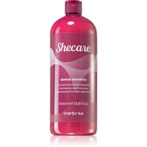 Inebrya Shecare Repair Shampoo sampon pentru stralucire pentru par deteriorat 1000 ml-Țena