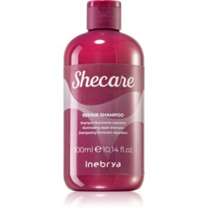 Inebrya Shecare Repair Shampoo sampon pentru stralucire pentru par deteriorat 300 ml-Țena