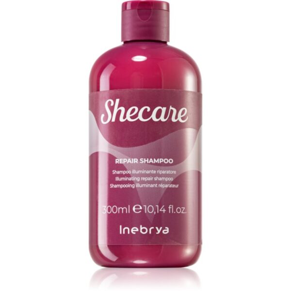 Inebrya Shecare Repair Shampoo sampon pentru stralucire pentru par deteriorat 300 ml-Țena