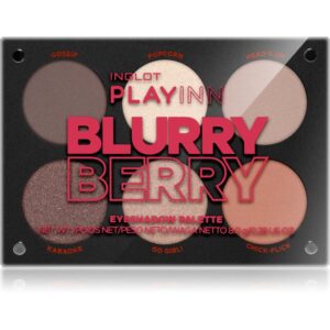 Inglot PlayInn Eyeshadow Palette paletă cu farduri de ochi culoare Blurry Berry 8 g-ro