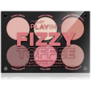 Inglot PlayInn Eyeshadow Palette paletă cu farduri de ochi culoare Fizzy Toffee 7.6 g-Țena