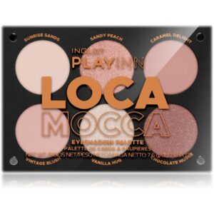 Inglot PlayInn Eyeshadow Palette paletă cu farduri de ochi culoare Loca Mocca 7.6 g-Țena