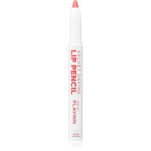 Inglot PlayInn Velvet Define Lip Pencil creion intensiv de buze culoare BLUSHING CORAL 61 1
