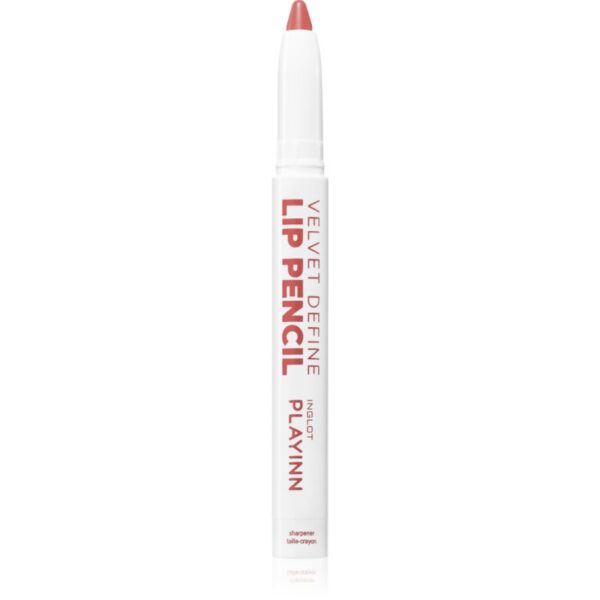 Inglot PlayInn Velvet Define Lip Pencil creion intensiv de buze culoare BLUSHING ESPRESSO 64 1