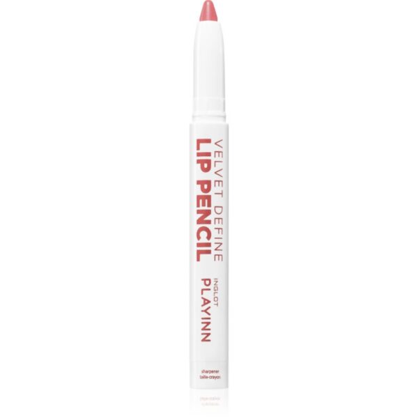 Inglot PlayInn Velvet Define Lip Pencil creion intensiv de buze culoare MELLOWED MAGENTA 65 1
