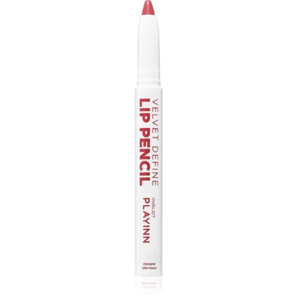 Inglot PlayInn Velvet Define Lip Pencil creion intensiv de buze culoare MUTED BERRY 66 1