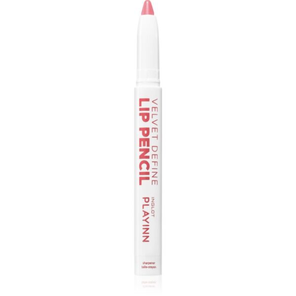Inglot PlayInn Velvet Define Lip Pencil creion intensiv de buze culoare PALE RASPBERRY 62 1