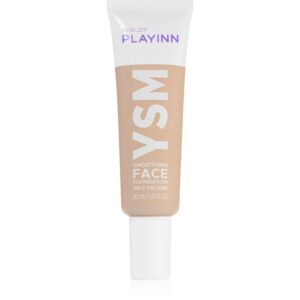 Inglot PlayInn YSM fond de ten cu efect de netezire pentru ten gras și mixt culoare 50 30 ml-Țena
